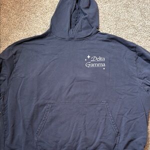 Navy Delta Gamma Hoodie